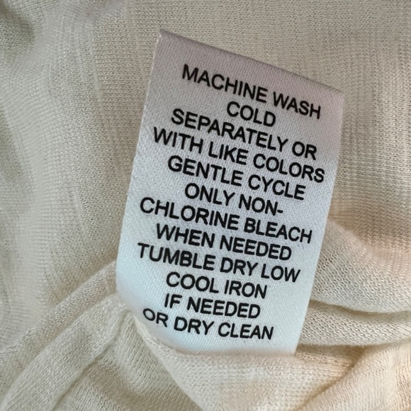 Chelsea & Theodore Bubble Hem Henley Top Large Capsule Minimalist Timeless - Picture 7 of 10